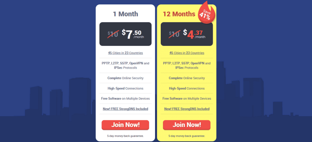 Strongvpn discount coupon