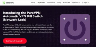 PureVPN Internet Kill Switch