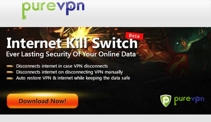 PureVPN Internet Kill Switch