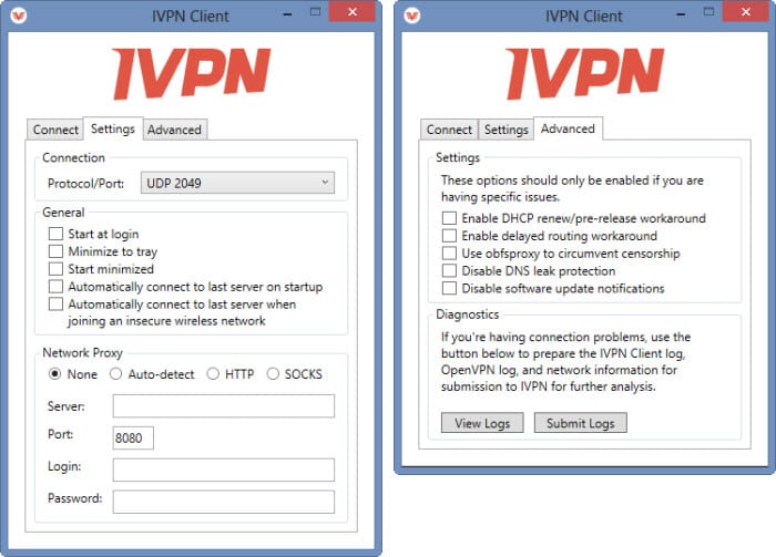 IVPN Windows client