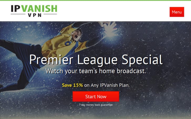 IPVanish Premier League Sale