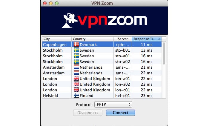 VPNZoom Mac client