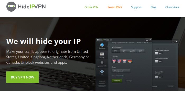 HideIPVPN review