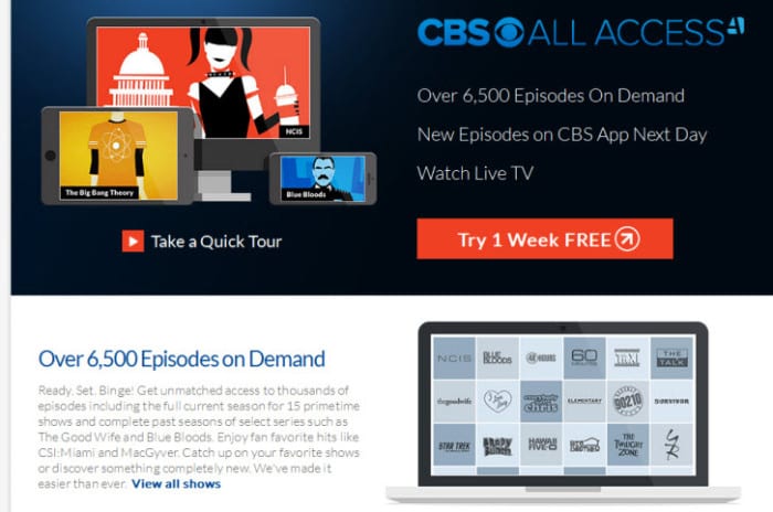 Cbs Streaming Cbs All Access Windows App Best On Cbs All Access