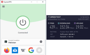 ExpressVPN Iran speed test