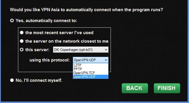VPN.asia Windows Protocol