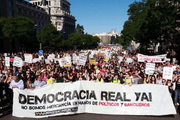 Spain protest