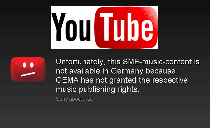 YouTube blocked