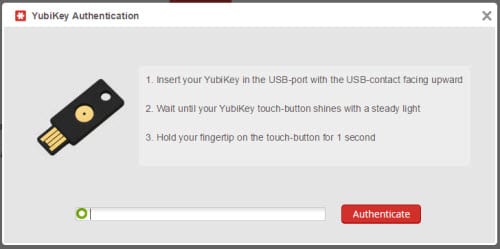 LastPass YubiKey Authentication