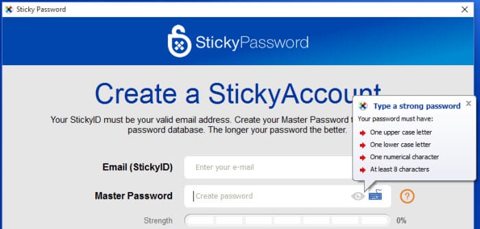 Master Password