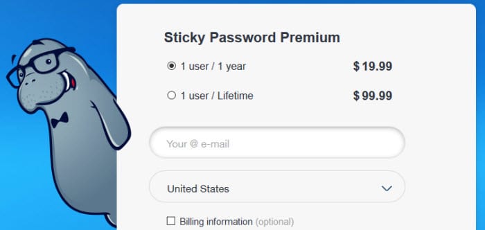 Sticky Password Pricing