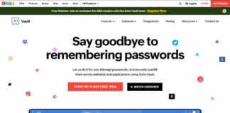 Zoho Vault
