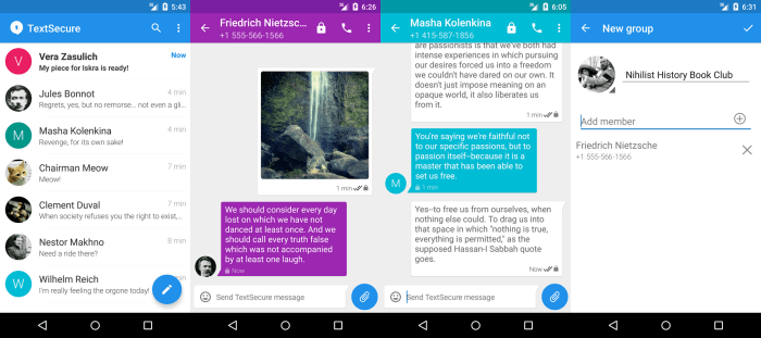 TextSecure Private Messenger