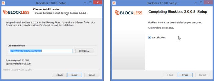 Install Blockless