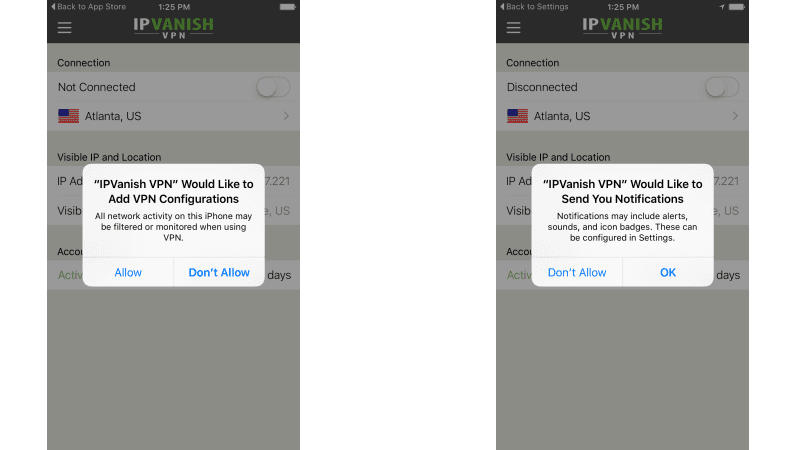 IPVanish iOS Installation