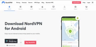 NordVPN Android app