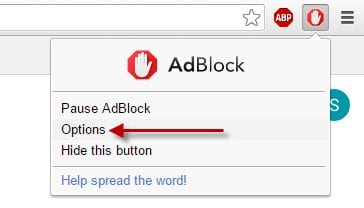 AdBlock use for Chrome