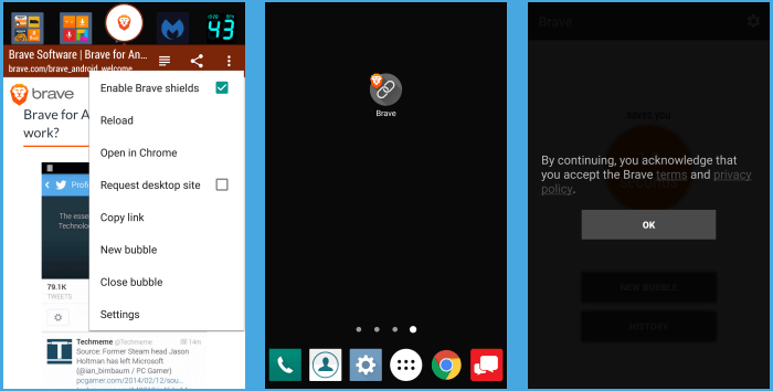 Brave Browser Android second 3