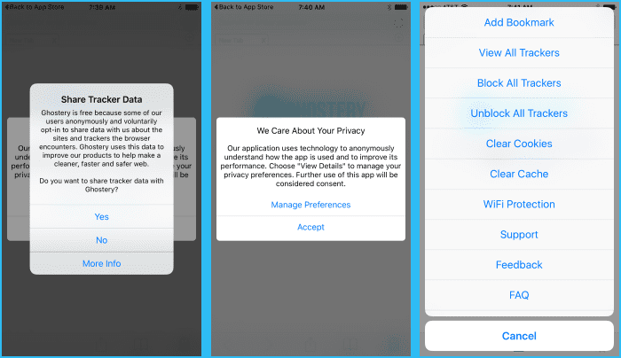 Ghostery for iOS install