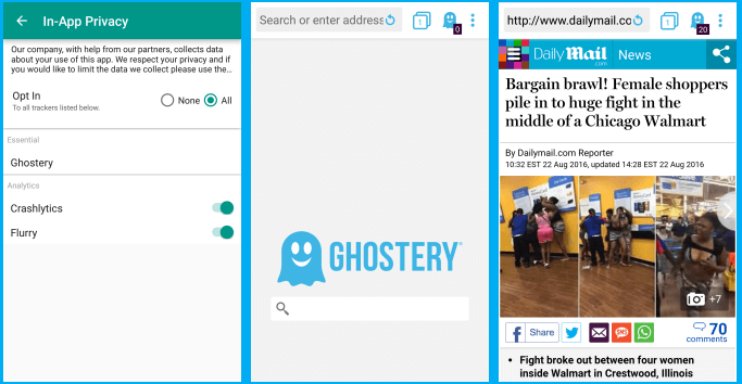 Ghostery for android