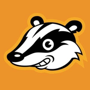 Orange privacy badger icon