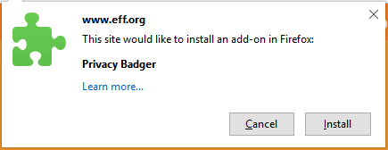 install privacy badger