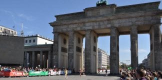 Berlin Marathon at the Brandenberg Gate