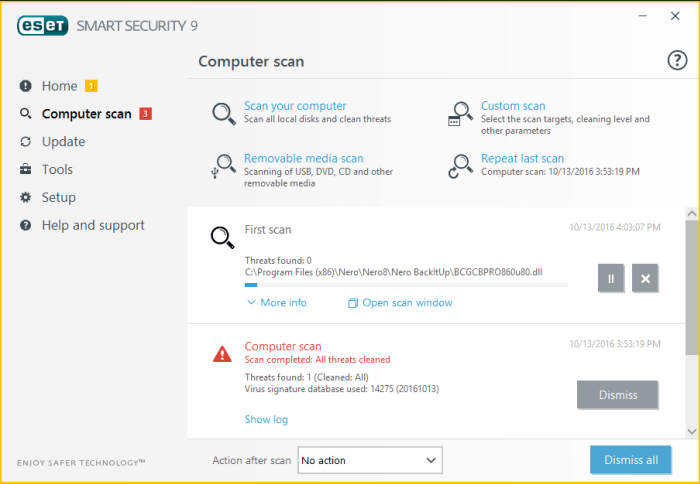 Console for ESET