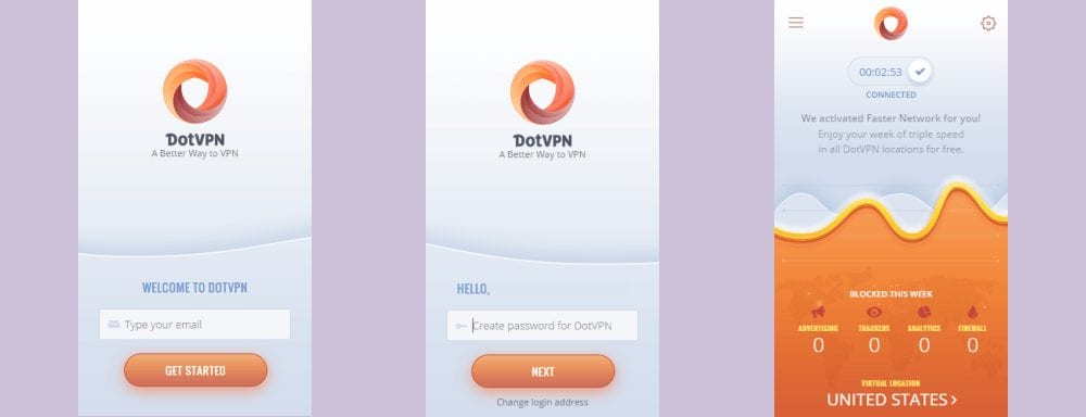 DotVPN Chrome Startup