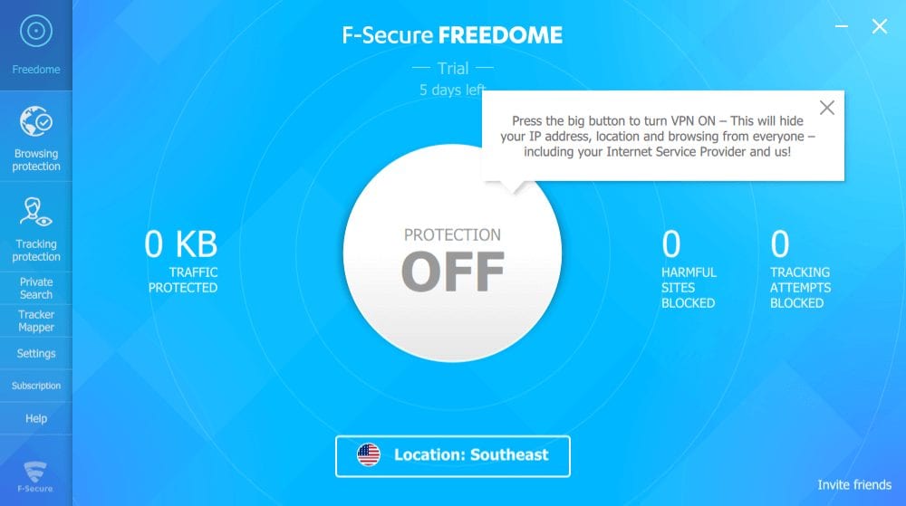 Freedome VPN Windows Client