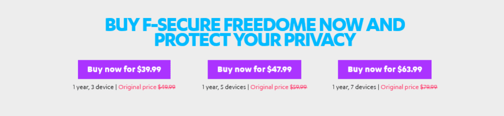 Freedome VPN Pricing