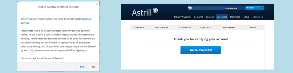 Astrill VPN Account Step34