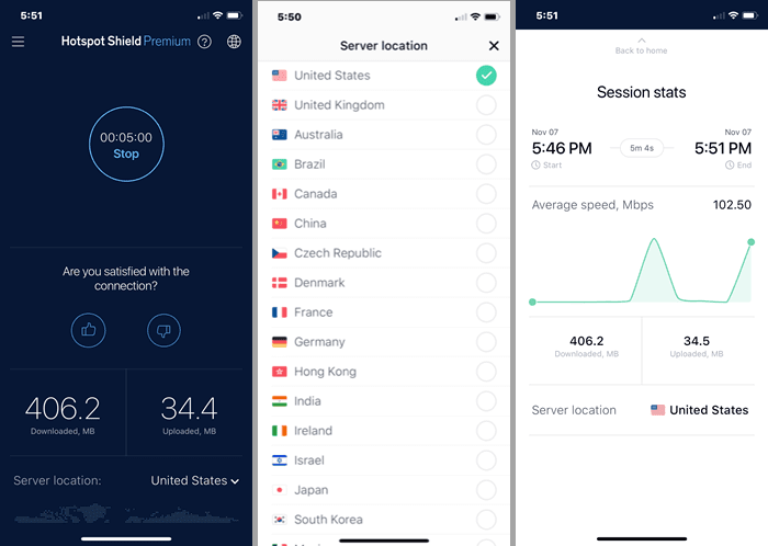 Hotspot Shield ios app