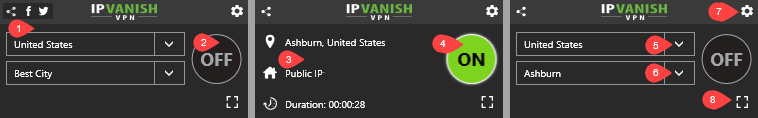 Using the IPVanish Simple Interface for Windows