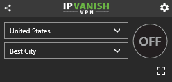 IPVanish Windows Client Simple Mode
