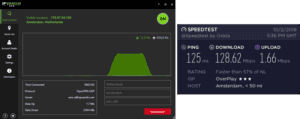 IPVanish Amsterdam speed test