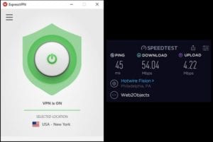 ExpressVPN Speedtest New York