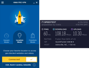 HMA Asheville speed test