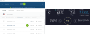 NordVPN Omaha speed test