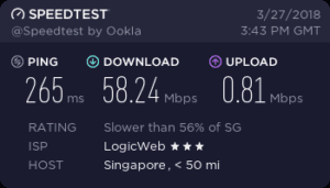 PIA Manila speed test