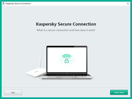 Secure Connection Opening Screen