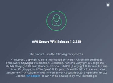 AVG Secure VPN Client Version Information