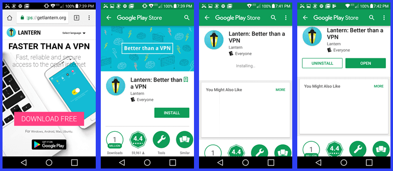 Android Lantern Installation Procedure