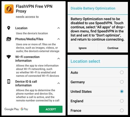 Flashvpn - Features & Servers