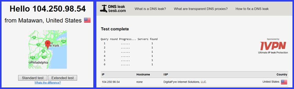 MPN DNS Leak Test