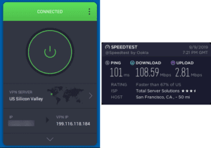 PIA Oakland speed test