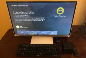 CyberGhost Fire TV install