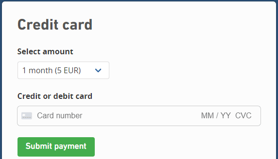 Mullvad payment