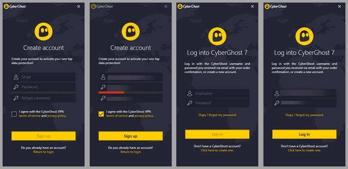 CyberGhost VPN 1-Day Free Trial for Windows 