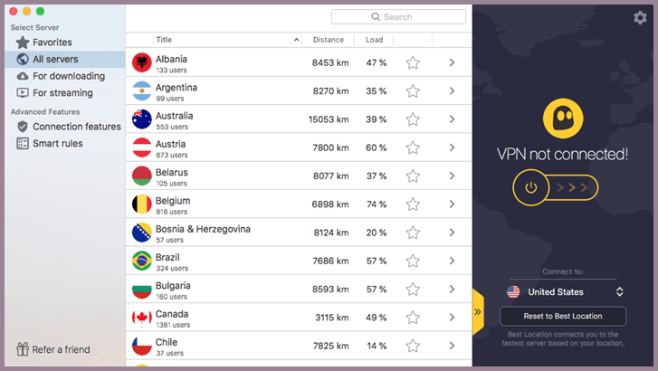 Connecting to a Specific Albanian VPN Server: Step 1